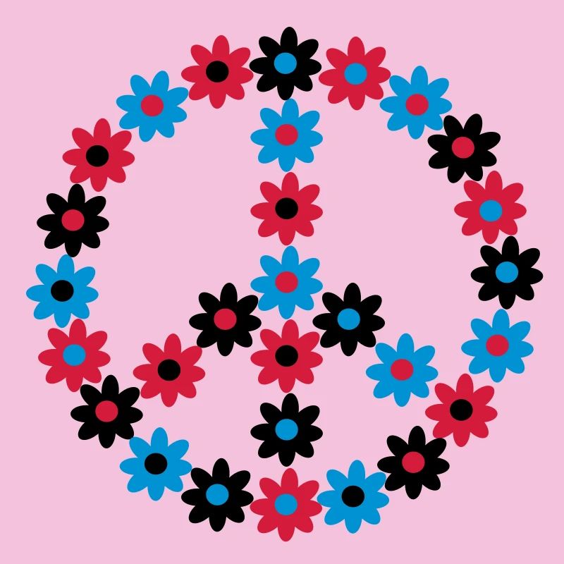 Blumen Friedenszeichen