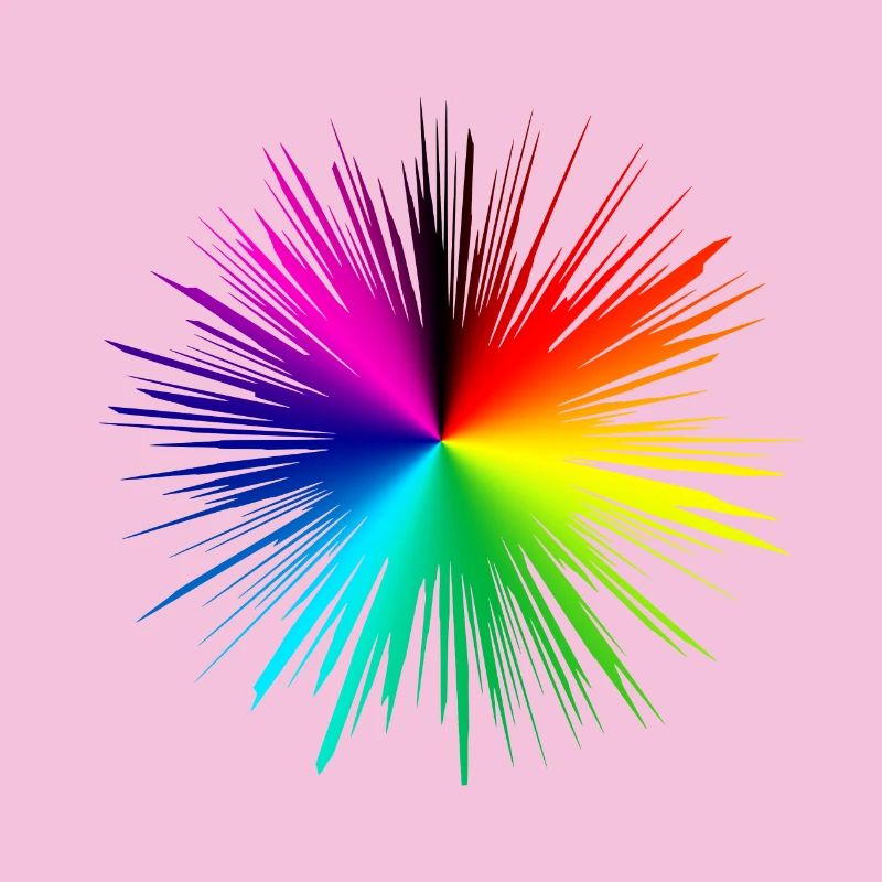 Farbexplosion Radialburst