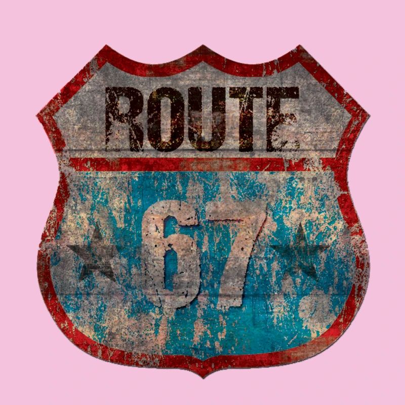 Conception rustique du bouclier de la Route 67