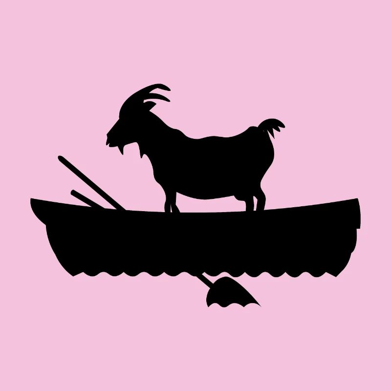 G.O.A.T. Ziege im Boot