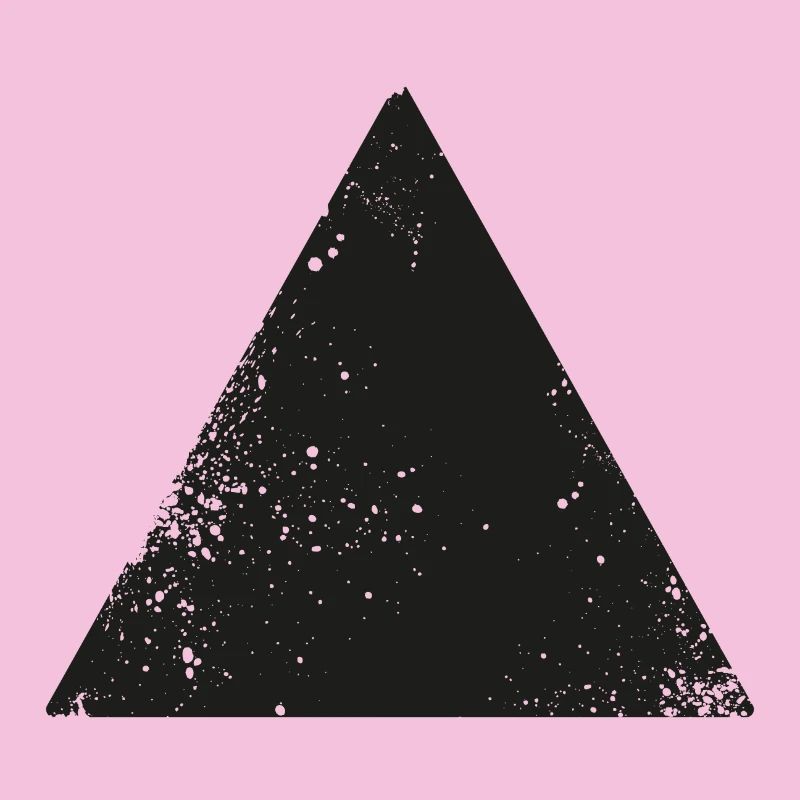 hipster triangle shape symbol
