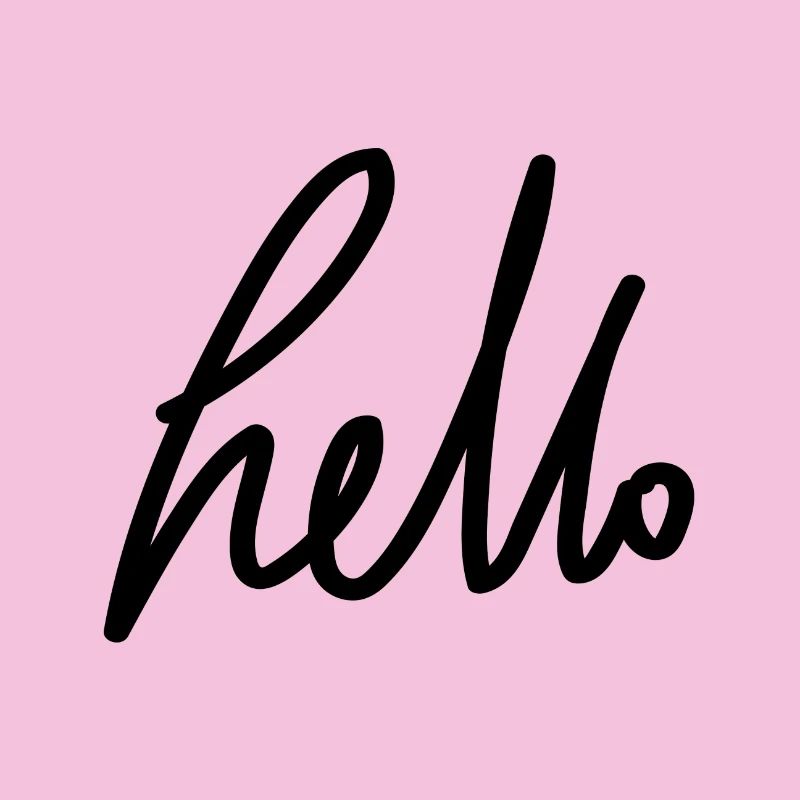 hello - Handschrift