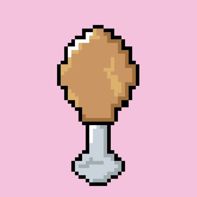 Pixel - Hähnchenkeule