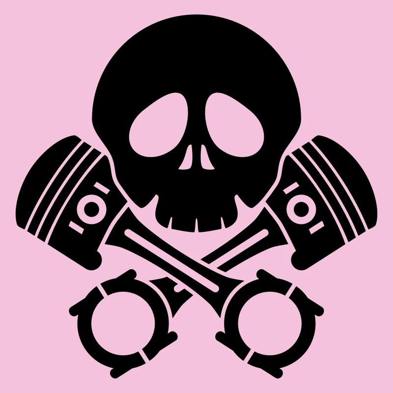 schädel kolben motor