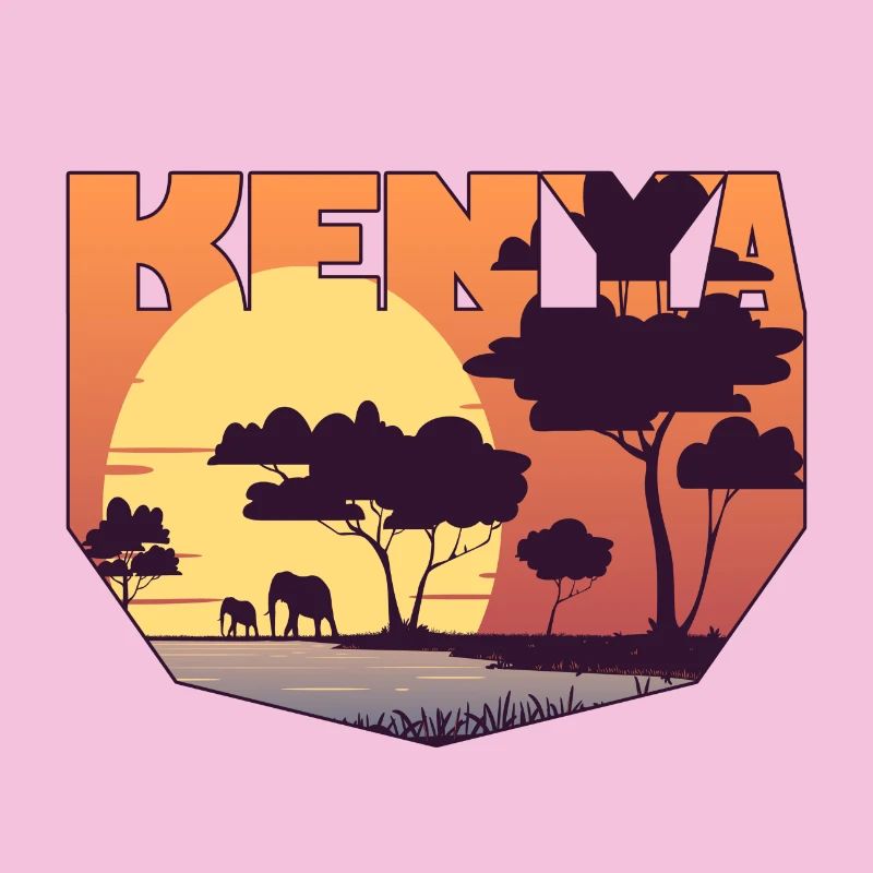 Kenya design with landscape / gift