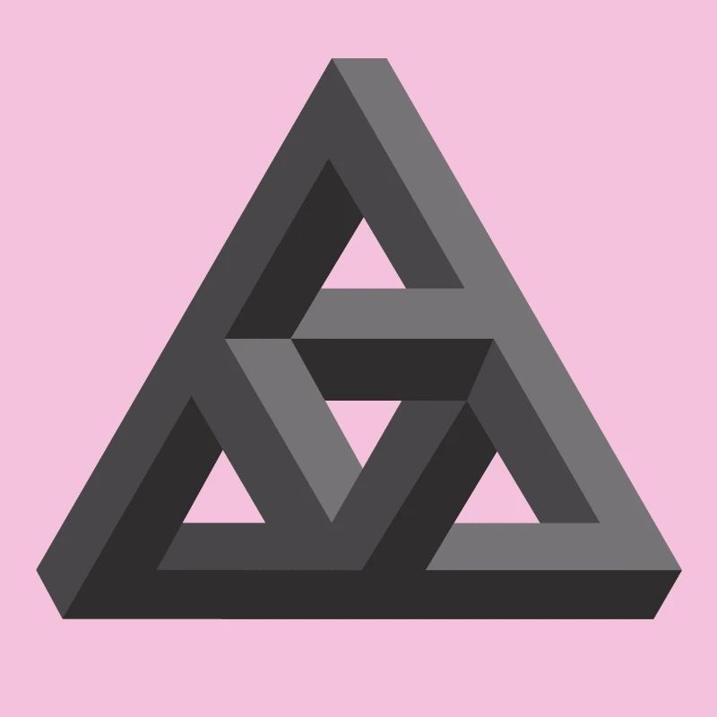 Abstract Geometry Pattern in Gray