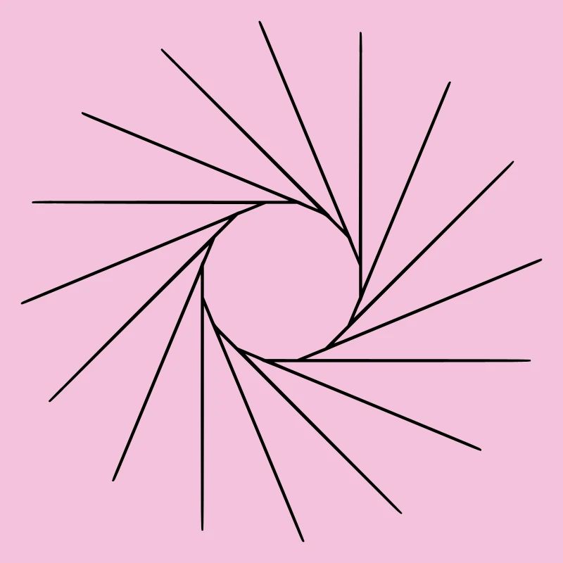 Cool shape, like a sun.