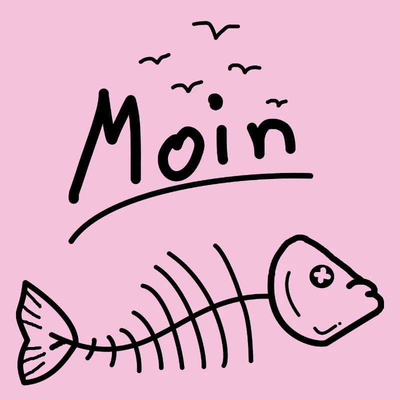 Moin Möwen Fisch Meer