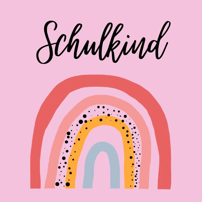 Schulkind Regenbogen Geschenkidee zur Einschulung