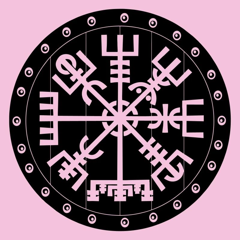 Compas Vegvisir Viking en bouclier Vikng