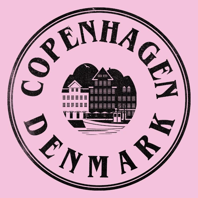 Copenhague, Danemark – Emblème du front de mer