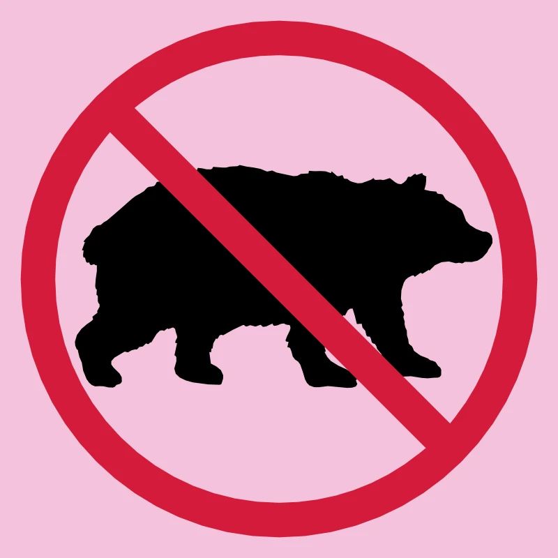 Bär Verboten Schild