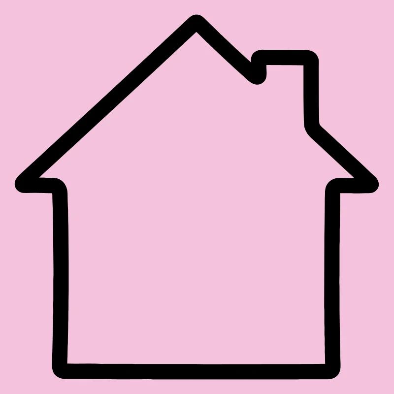 Logo simple de la maison