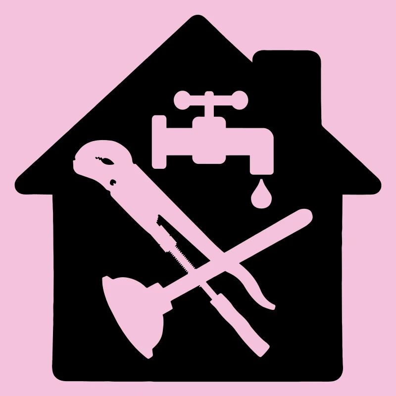 Plombier logo d’outil dans le chalet