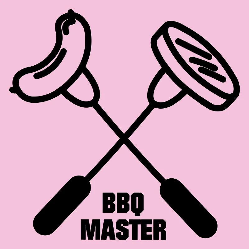 BBQ master avec deux fourchettes croisées
