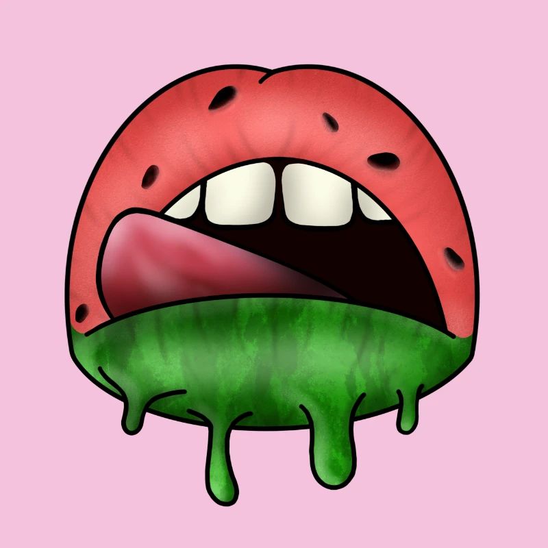 Watermelon lips