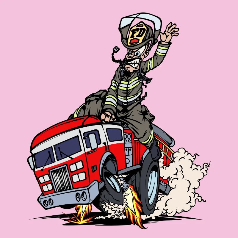 Fire brigade fire protection fire engine lifesaver