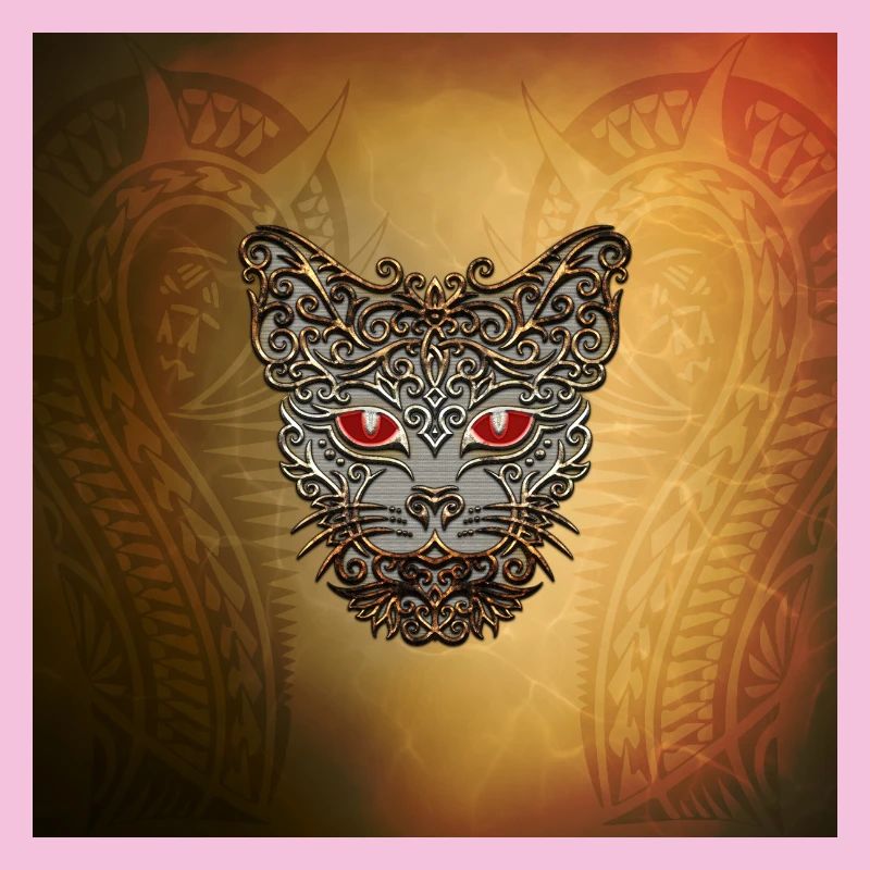 decorative cat head
