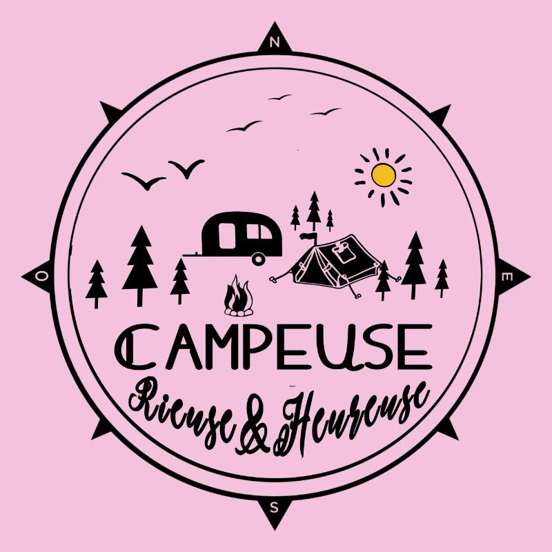 campeuse rieuse heureuse