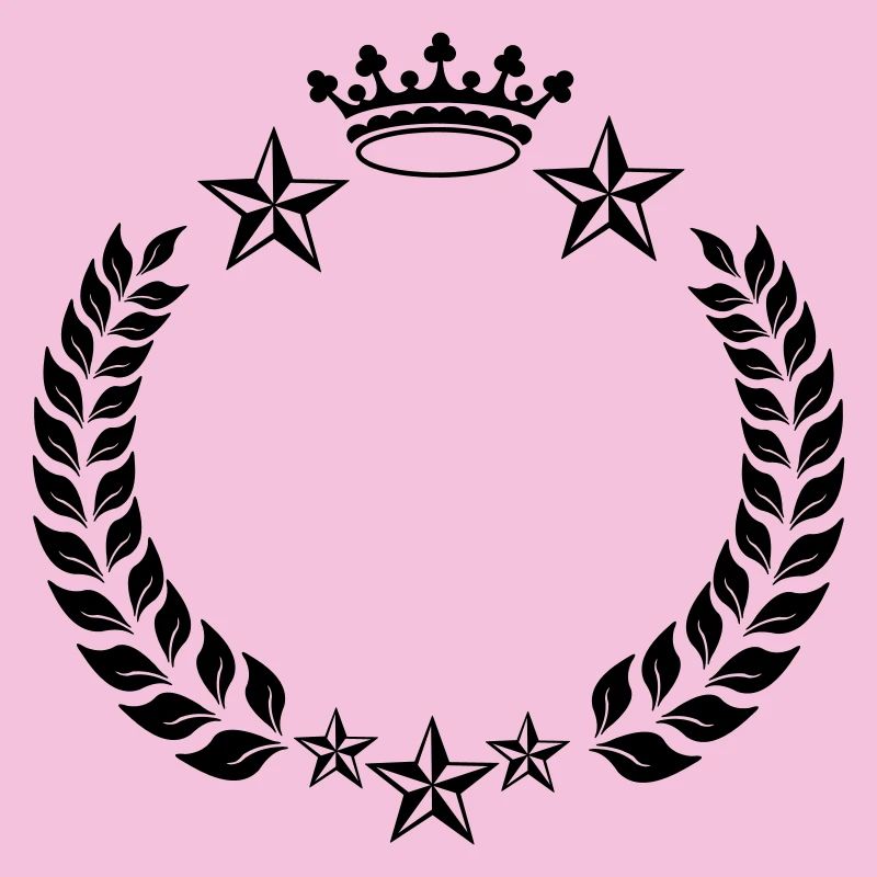 Lorbeerkranz Stern Krone