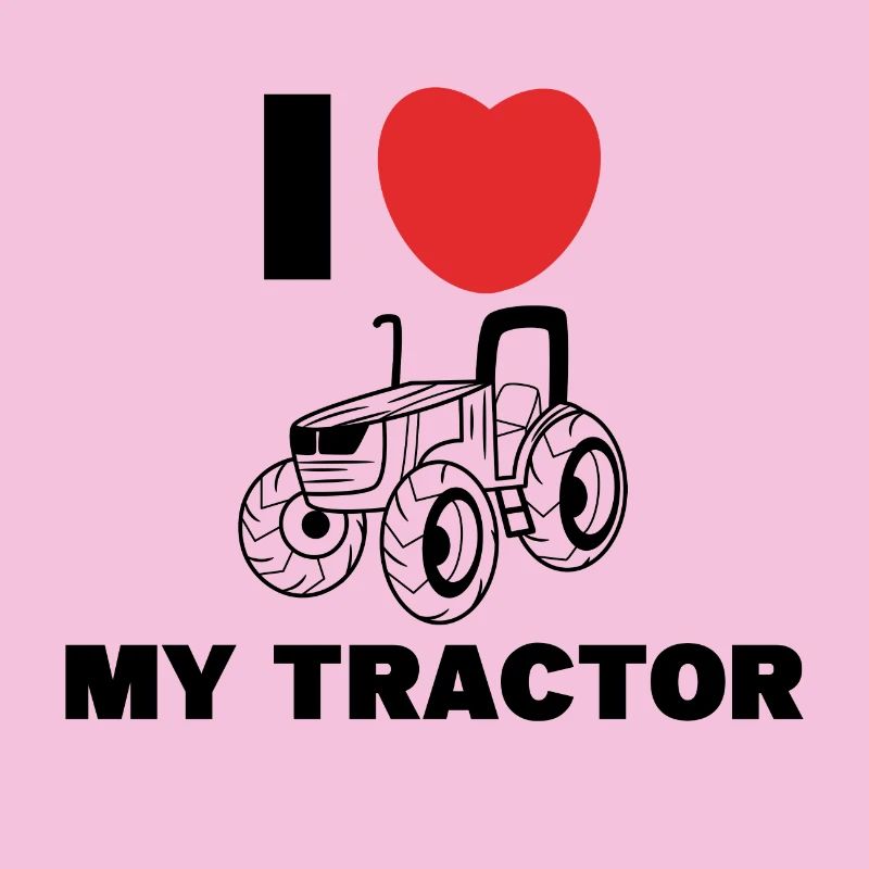 Ackerbau Herz Ich Liebe Traktor Statement Bauer