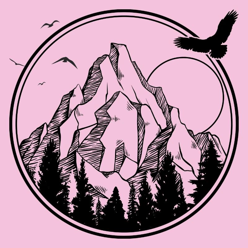 Mitternachtsvogel-Silhouette