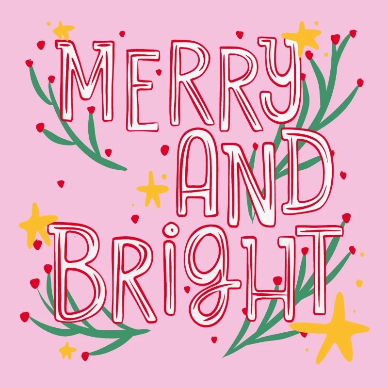 Merry and Bright Festive Script