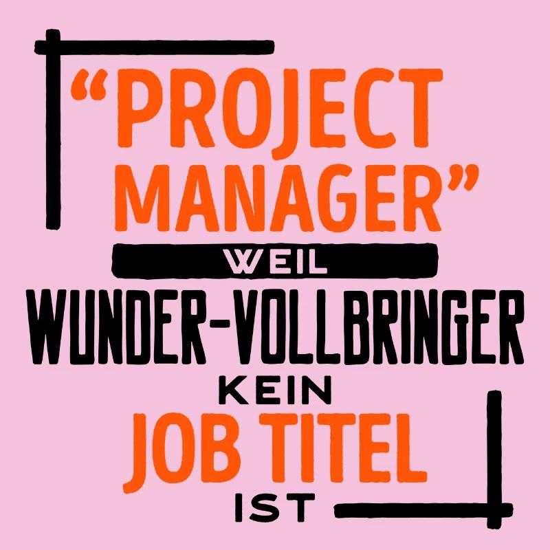 Projektmanager Vorgesetzter Job manager Statement