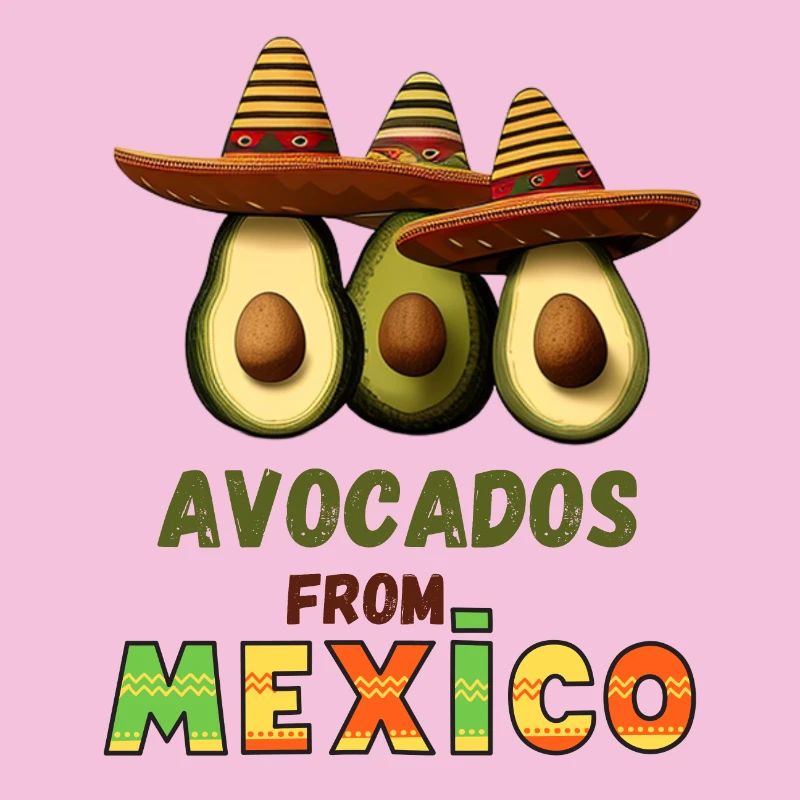 Avocado mit Mexiko