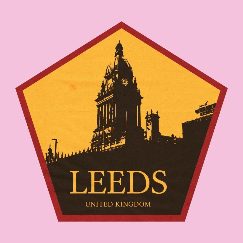 Leeds Clock Tower Silhouette