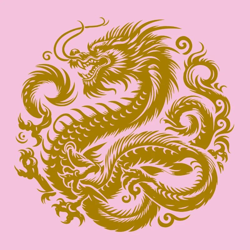 Chinesisches Drachen-Tattoo