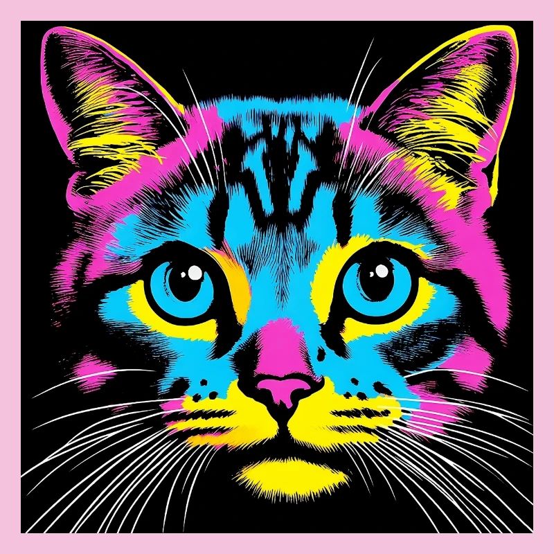 Katze Pop Art