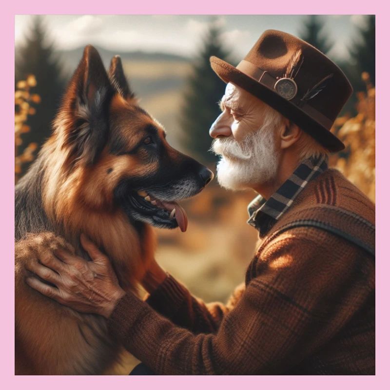 Deutscher Schäferhund Kunst