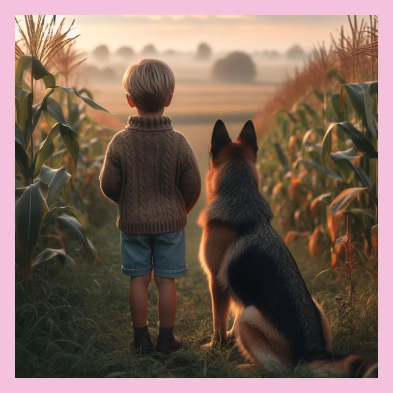 Deutscher Schäferhund Kunst