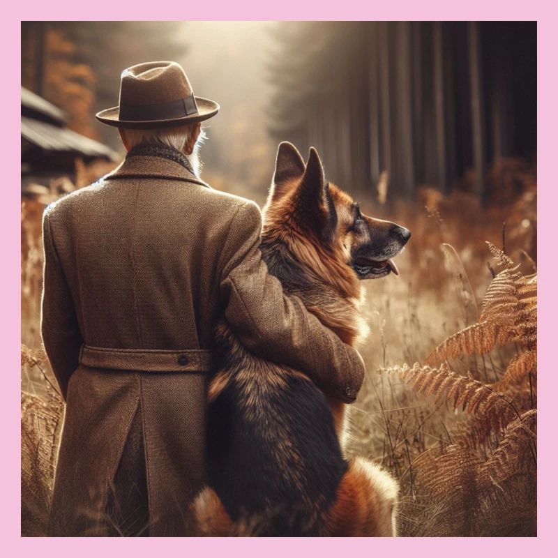 Deutscher Schäferhund Kunst