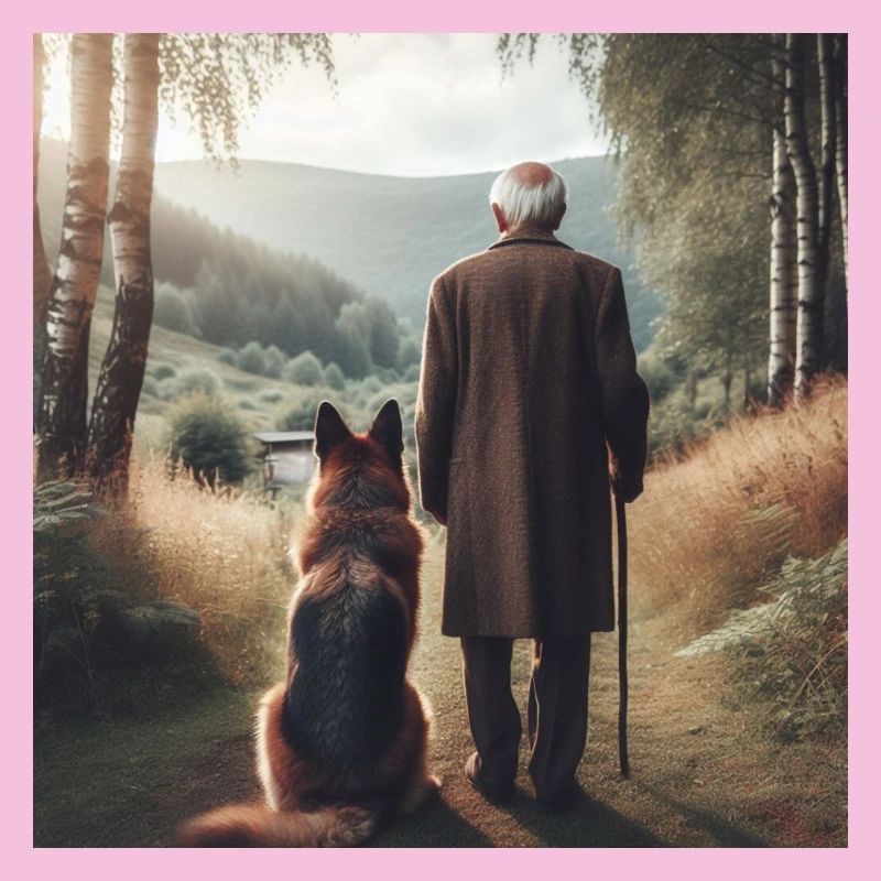 Deutscher Schäferhund Kunst