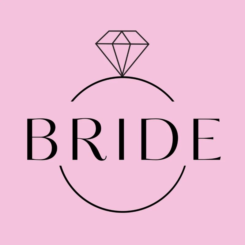 Team Bride Diamond Ring Personalizable