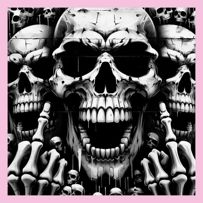 Skull-Design Digitus Impudicus > Rock and Roll >