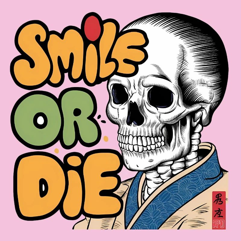 Skeletor with Optimistic Message
