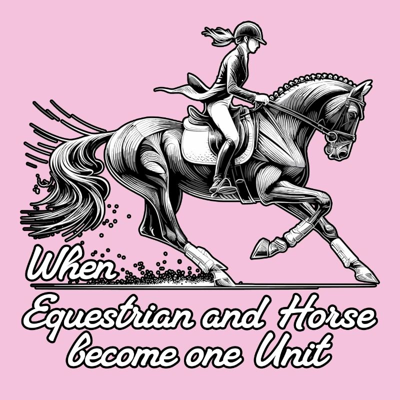 Cadeau d’unité de cheval de cavalier