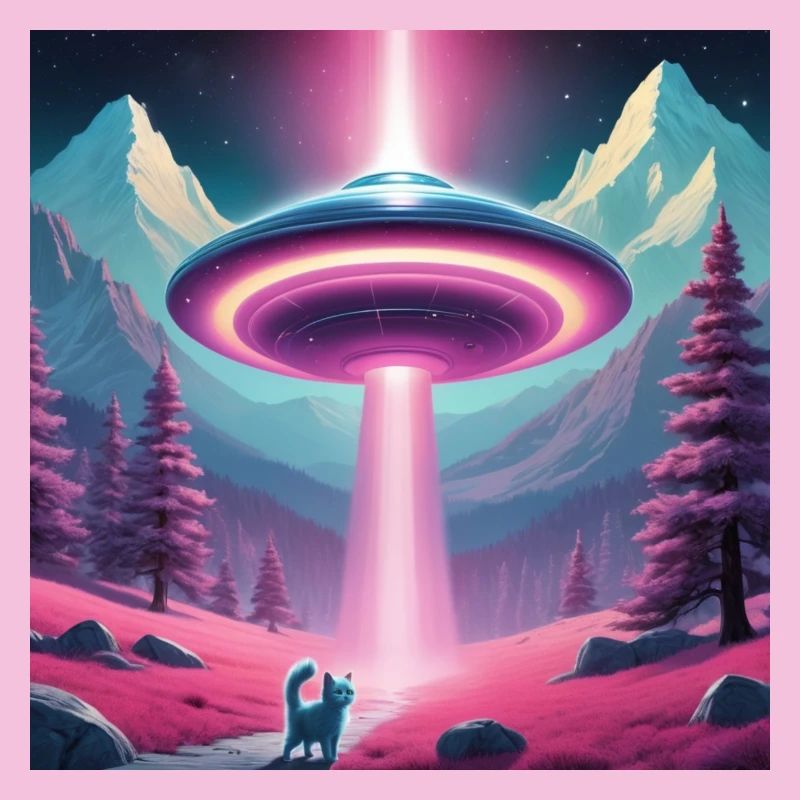 UFO with kitten