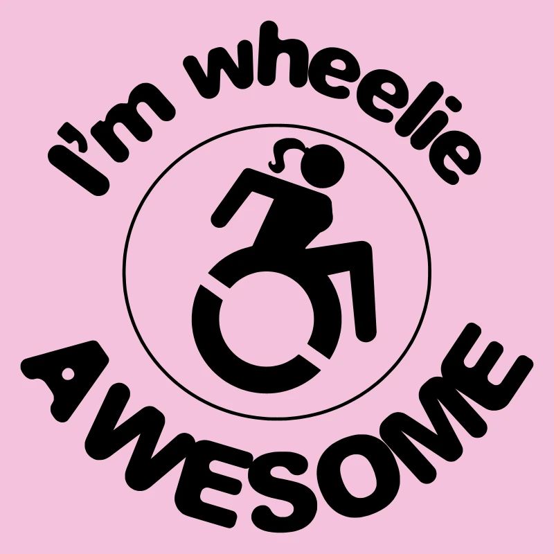 This wheelchair user is wheelie awesome #