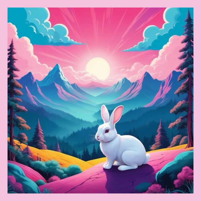 Rabbit on the mountain