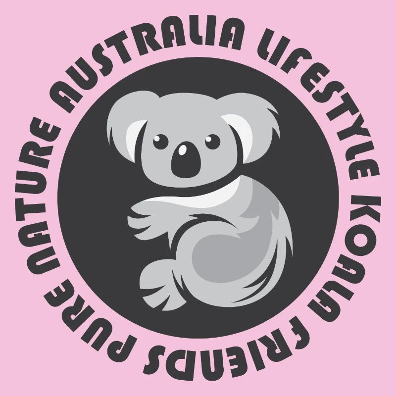 Australien Koala comic Emblem Bär Tiere Symbol
