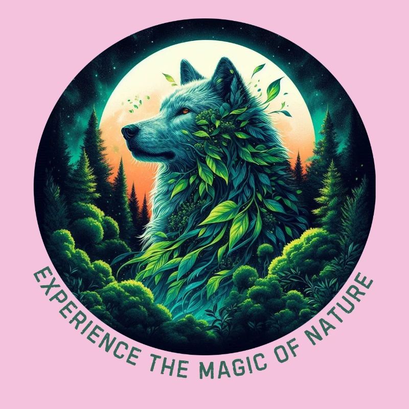Loup dans la forêt
