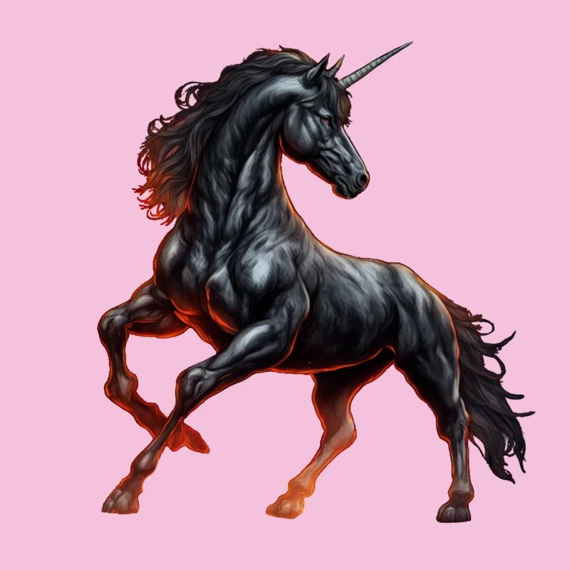 Das mächtige schwarze Einhorn
