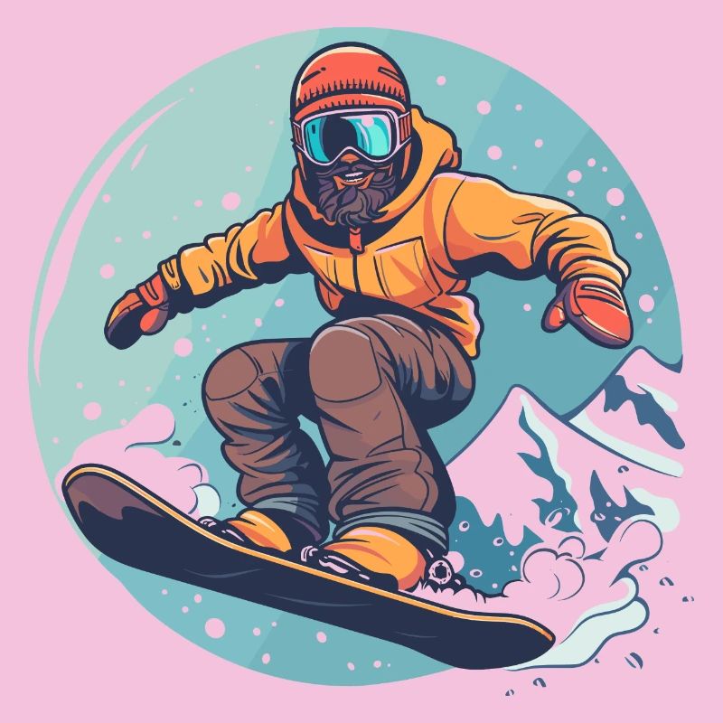Graphismes de snowboard