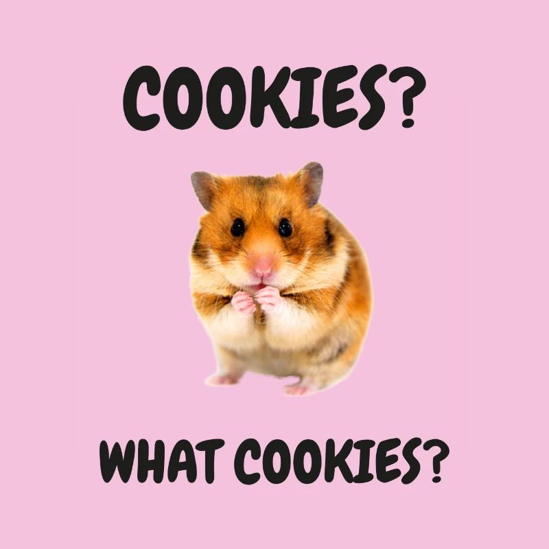 Hamster Meme Cookies Biscuits Snacking Hamster doré