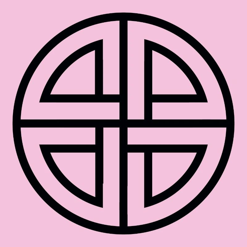 Black shield knot