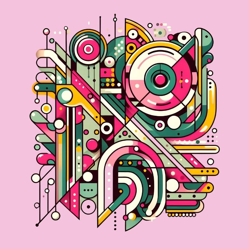 Neon Geometry — Hypergrid